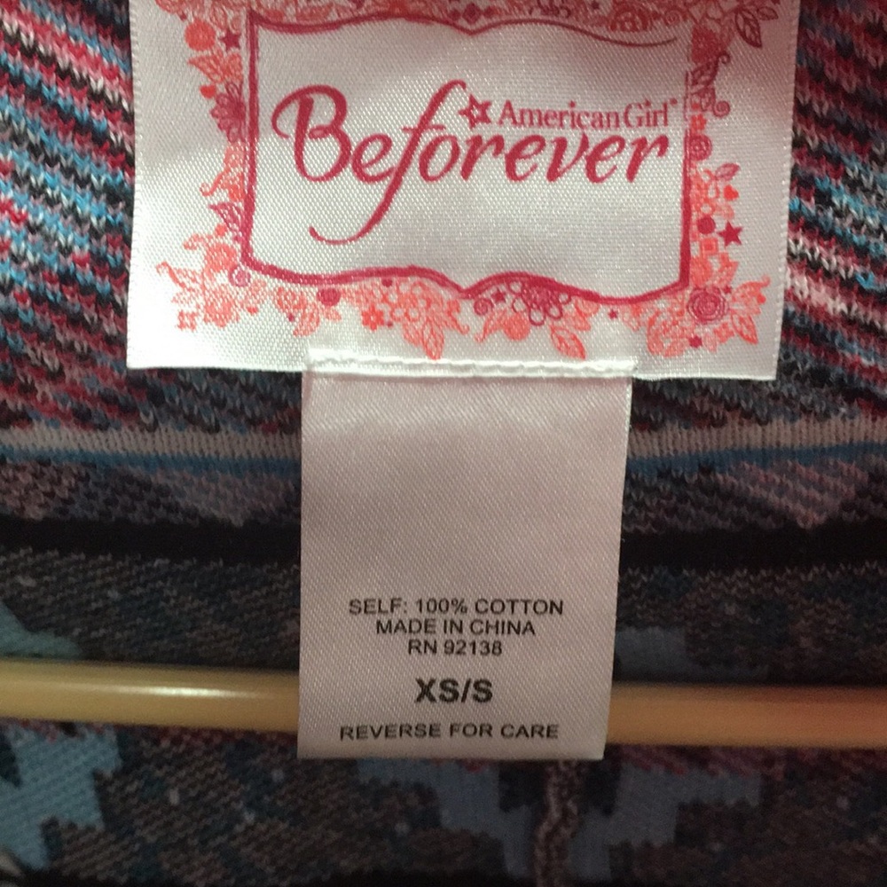 American Girl Tribal Sweater Girls XS/S - Picture 3 of 4